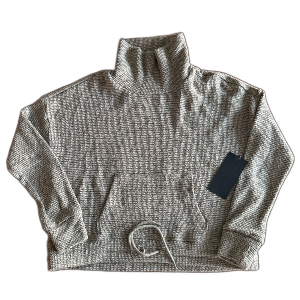 NWT 90 Degree Reflex Green Textured Mock/Turtle Neck Sweater Women's Medium